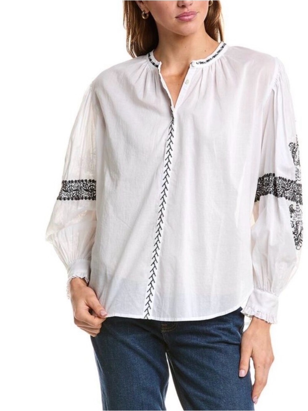 Johnny Was Jade Irenie Kivi blouse SIZE XL NWT$255 Whimsigoth Fairy Ethereal